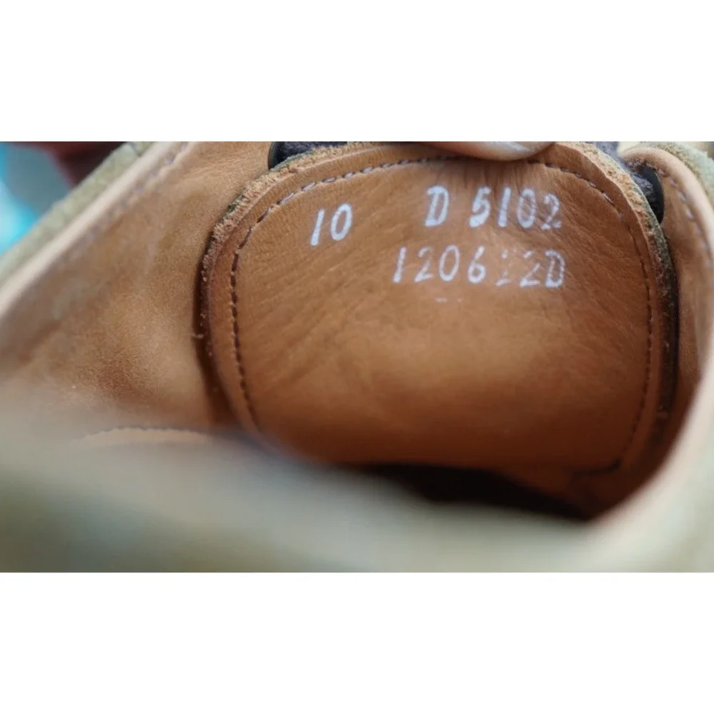 Allen Edmonds Strand $300 Men's Cap Toe Sneakers Shoes Size 10 D Suede Brown